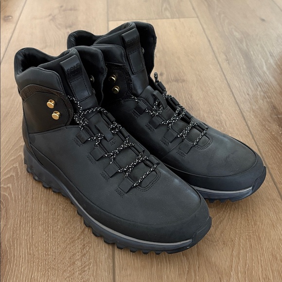Cole Haan Black High-Top Boots - Picture 1 of 6
